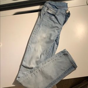 light washed jeans